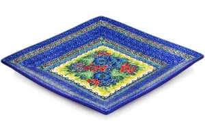 10" Square Plate - Splendid Meadow