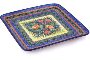 11" Platter - Splendid Morning Glow