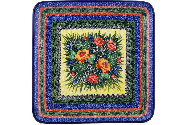 11" Platter - Splendid Morning Glow