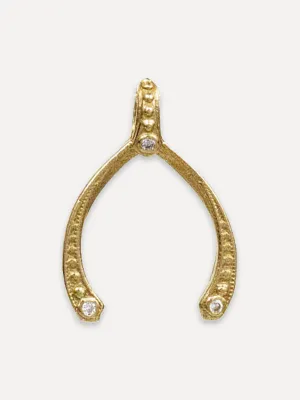 14K Bobby Charm - large "stay in the magic"