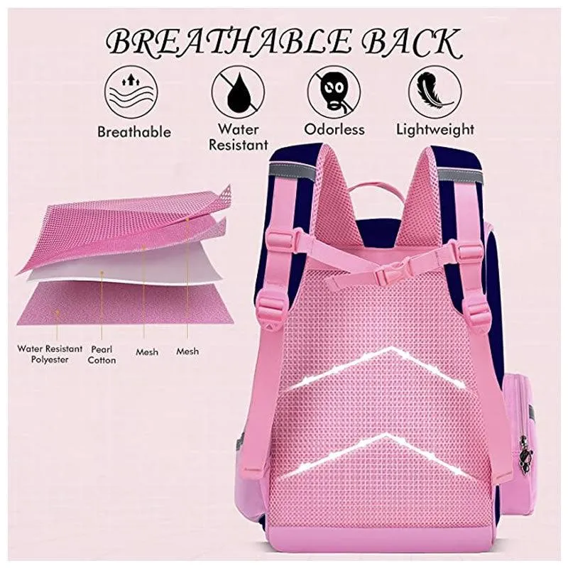 17 Inch Toddler Cute Schoolbags AM-209 BLACK AND PINK   AM-209
