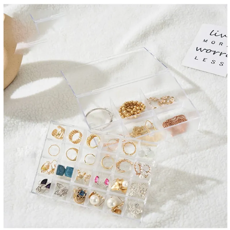 2 Tier Acrylic Division Jewelry Organizer Eo-27