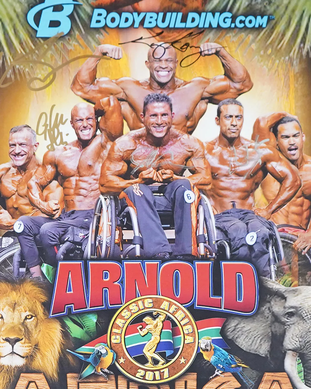 2017 Arnold Classic Africa Pro Wheelchair - 11x17 Signed Posters