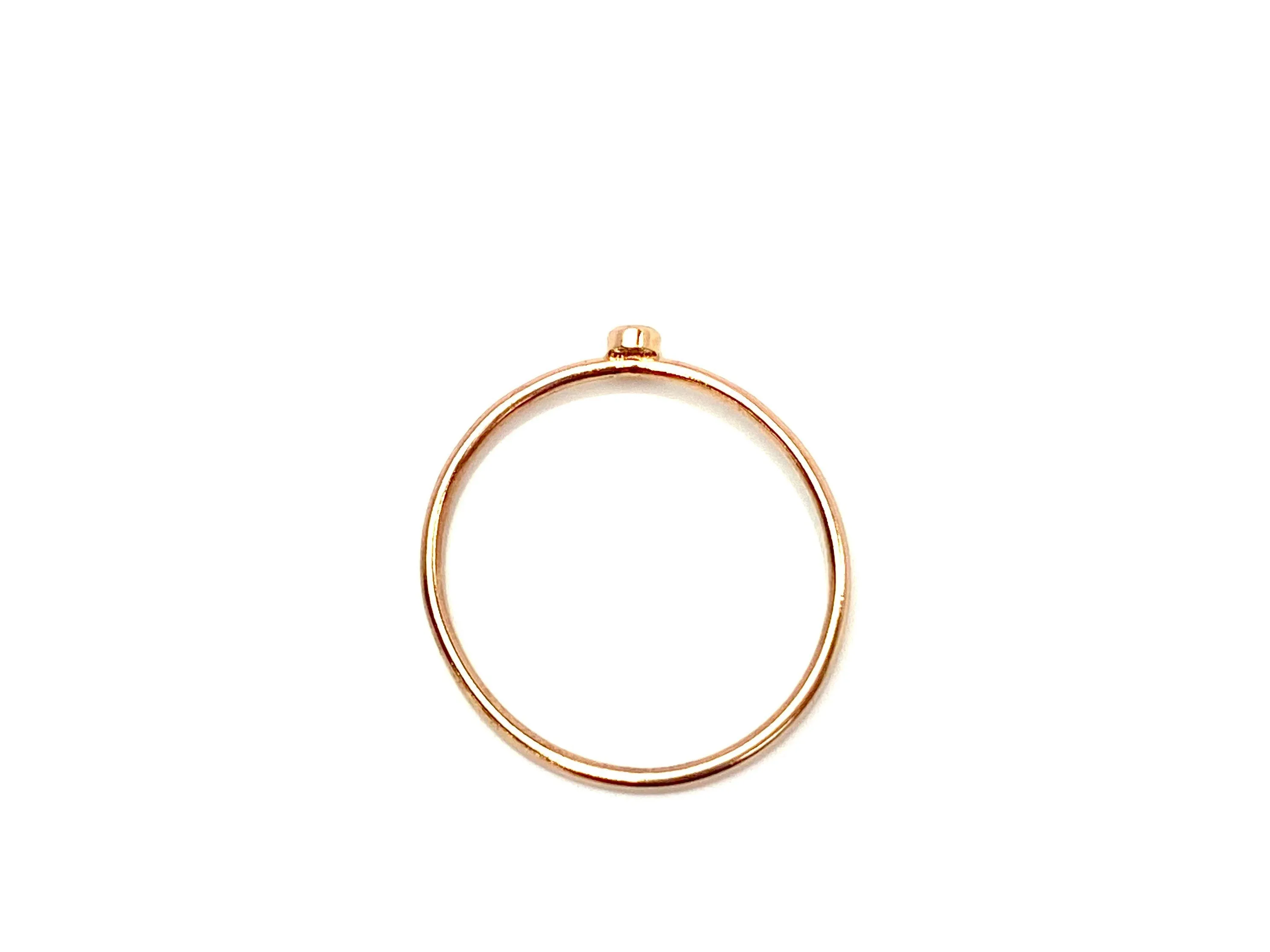 2mm Lt Amethyst 3A CZ Stacking Ring , Sku#482CR8M6