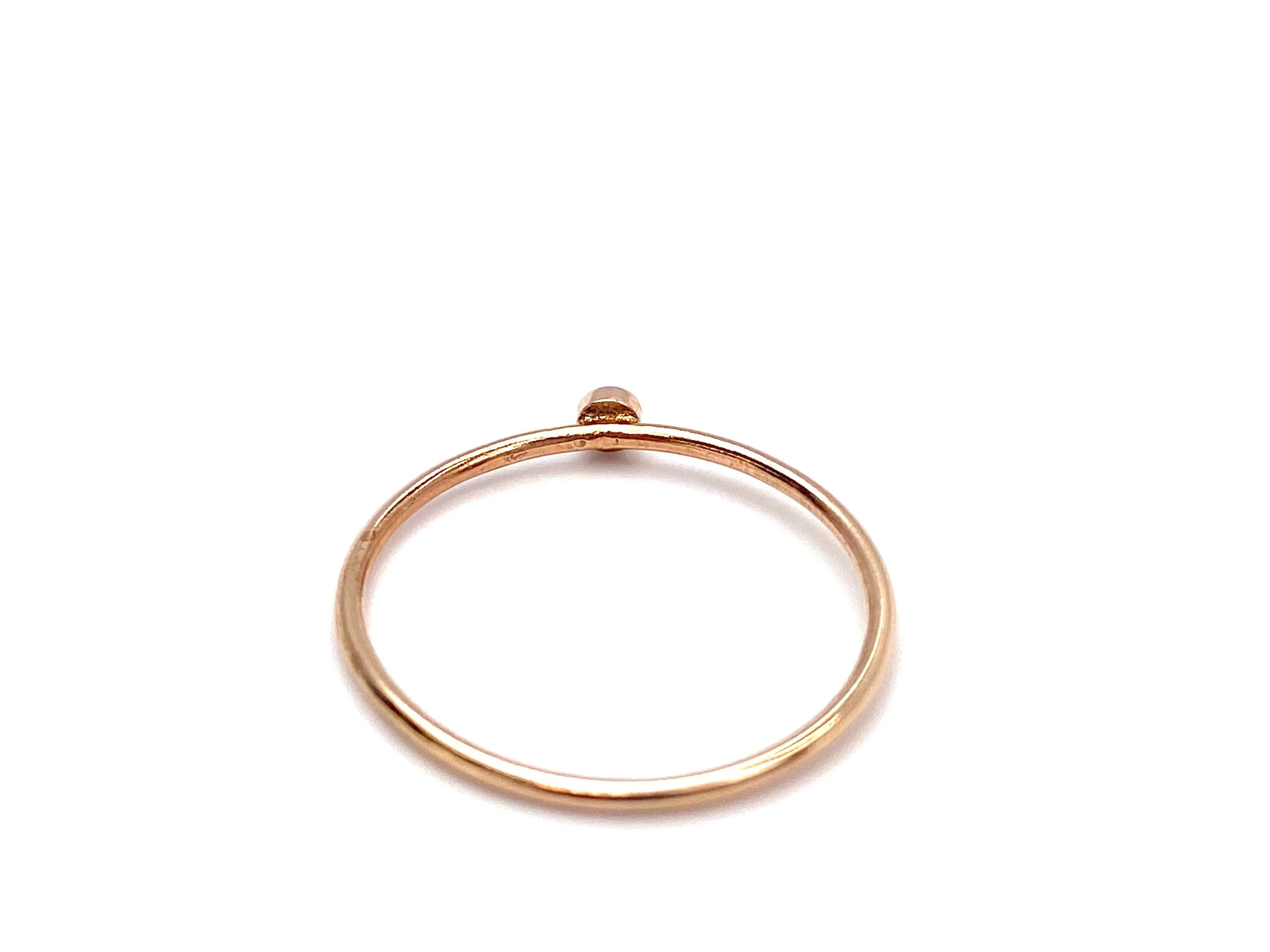 2mm Lt Amethyst 3A CZ Stacking Ring , Sku#482CR8M6