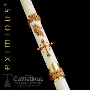 3-1/2" x 48" Mount Olivet Eximious Paschal Candle