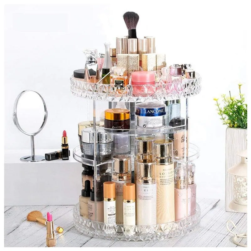 360 Degree Rotating Acrylic Makeup Organizer F42-8-788