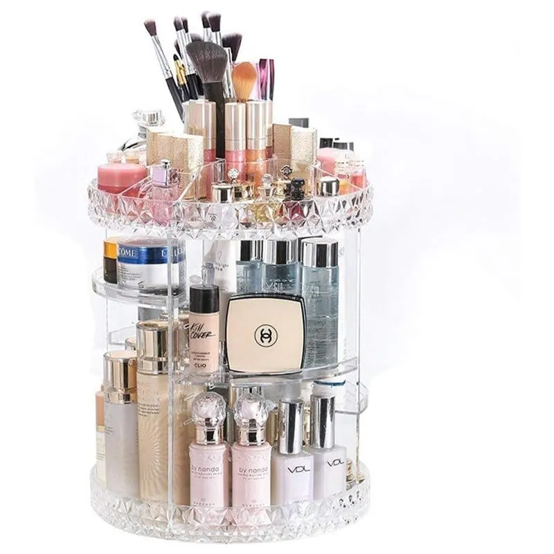 360 Degree Rotating Acrylic Makeup Organizer F42-8-788