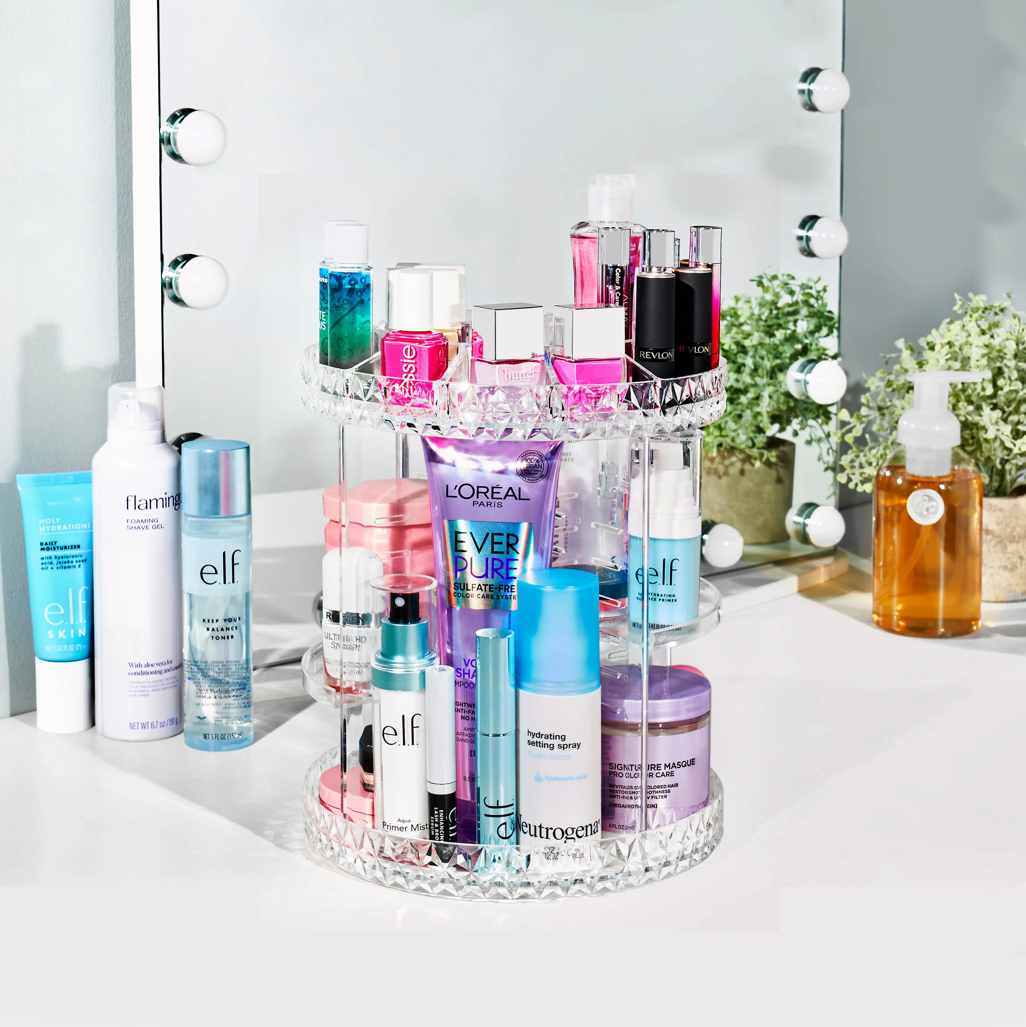 360° Makeup Organizer Carousel