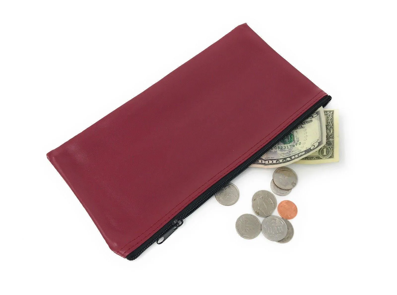 4 Pack Bank Deposit Money Cash Coins Credit Cards Receipts Keys Bag Pouch Purse