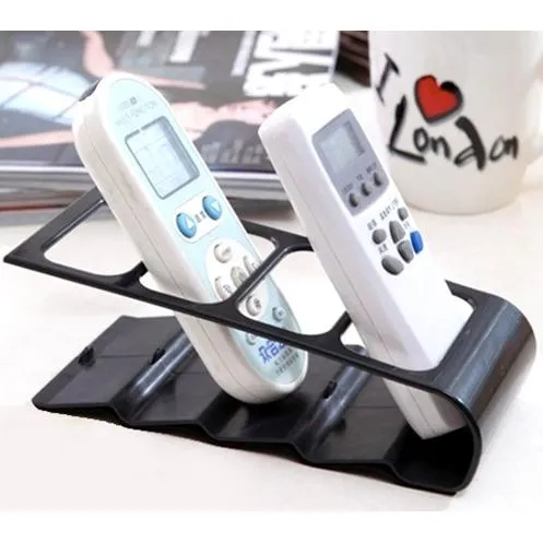 4-Slot Home Desk Tv AC Remote Control Storage Holder Organizer Stand - Desktop Remote Control Shelf