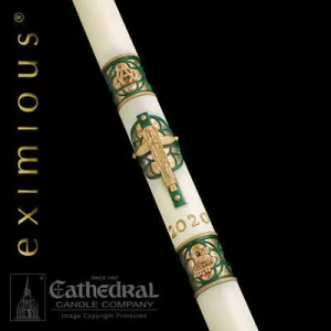 4" x 60" Christus Rex Eximious Paschal Candle