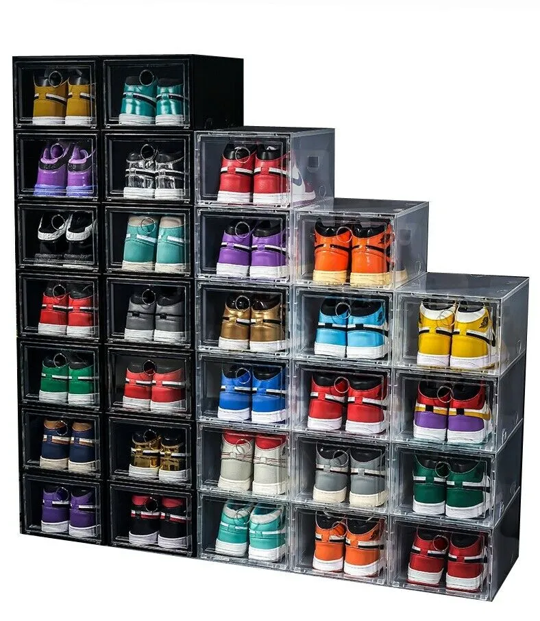6-12 Piece Large Shoe Box Storage Set