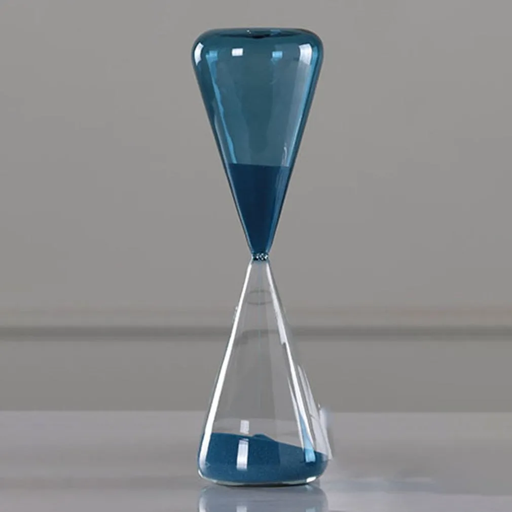 60minutes Hand-blown Timer Clock Magnetic Glass Sandglass Ampulheta Crafts Sand Clock Hourglass Timer