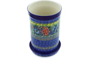 8" Wine Chill with Saucer - Splendid Meadow