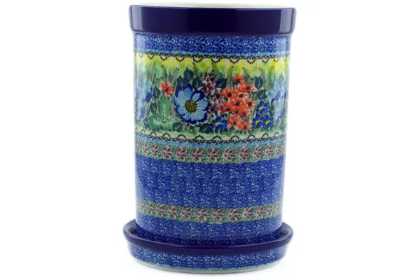 8" Wine Chill with Saucer - Splendid Meadow