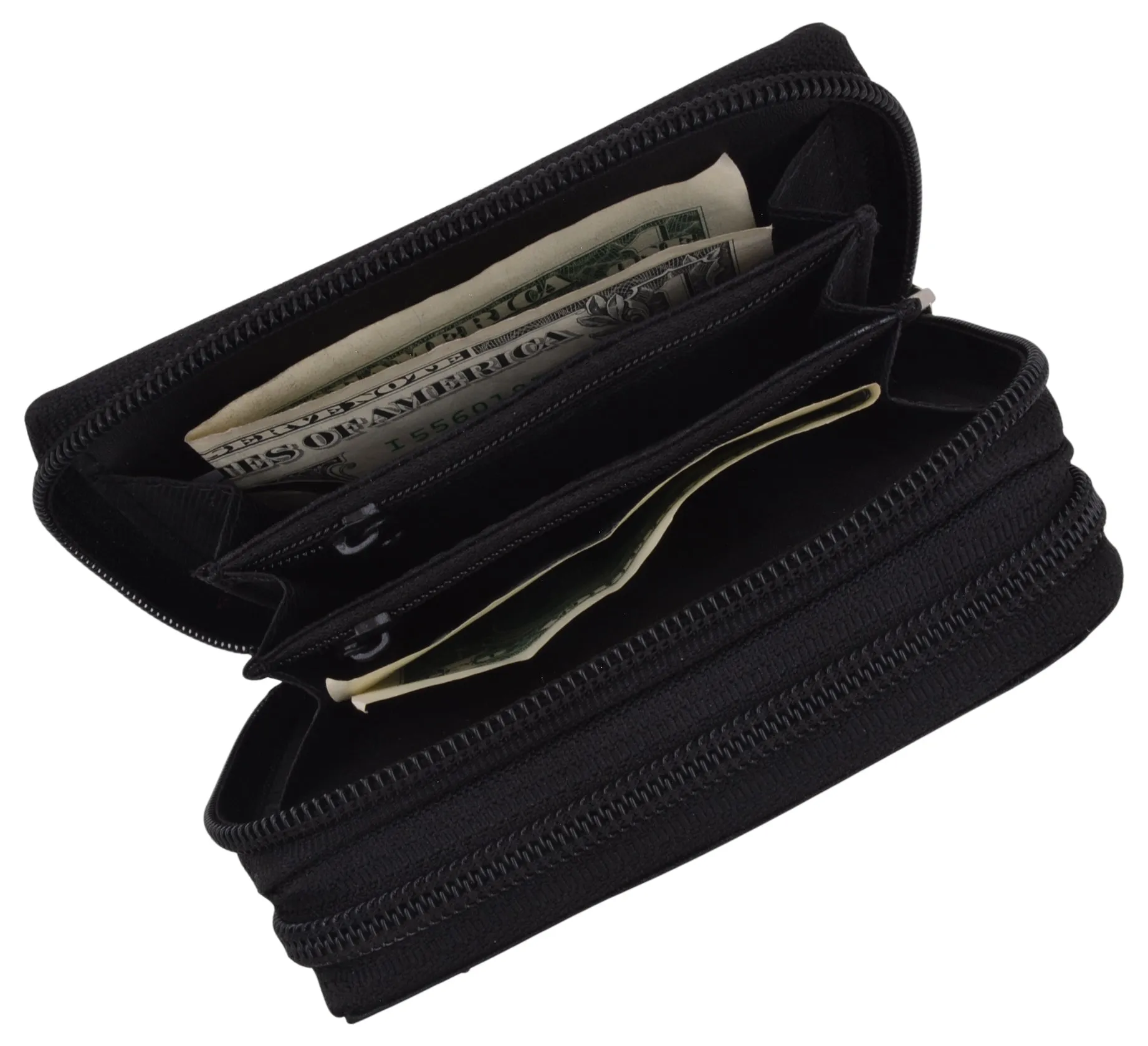 Accordion Wallet RFID Leather Card Wallet for Women Credit Card Holder