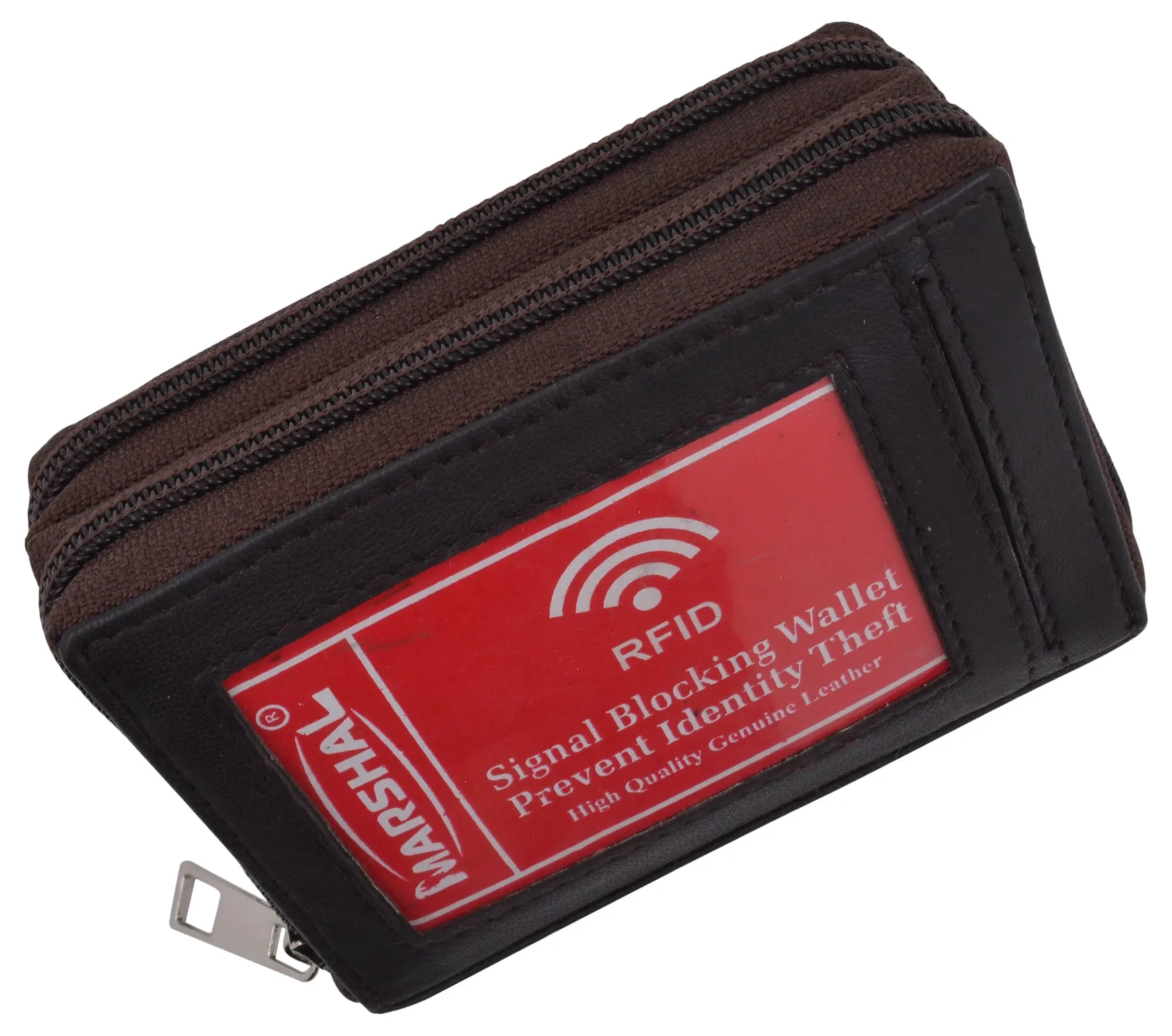 Accordion Wallet RFID Leather Card Wallet for Women Credit Card Holder