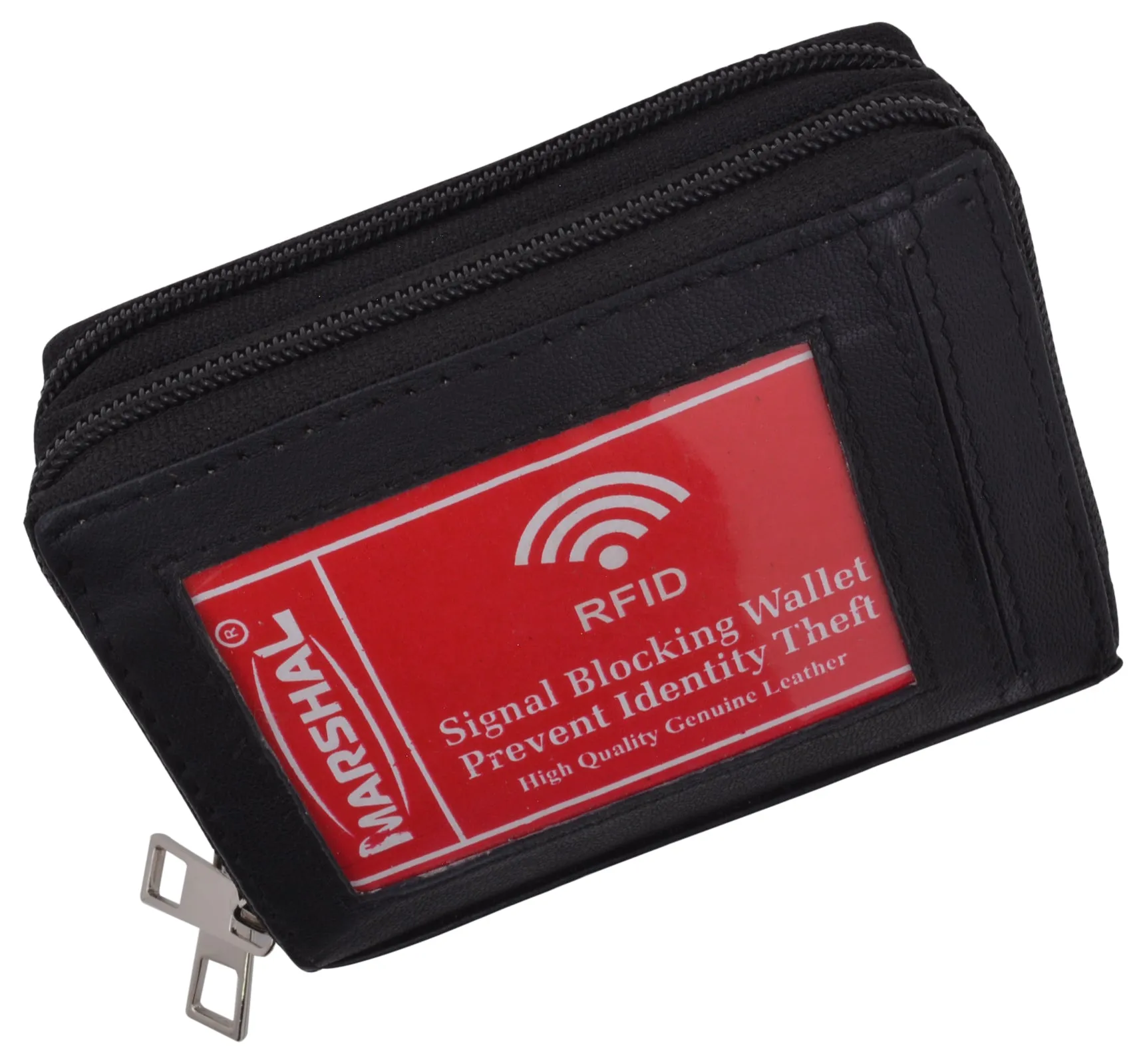 Accordion Wallet RFID Leather Card Wallet for Women Credit Card Holder