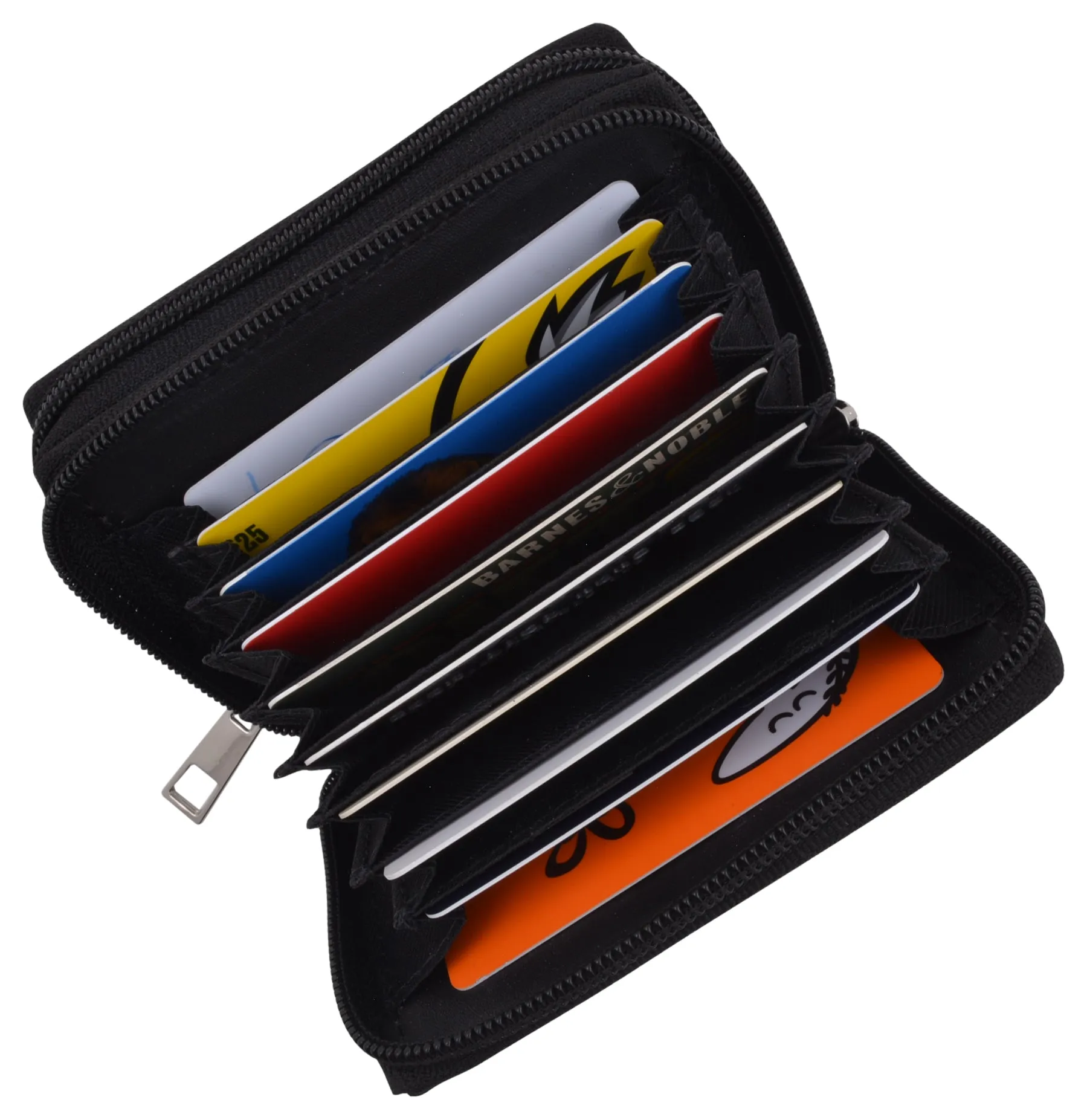 Accordion Wallet RFID Leather Card Wallet for Women Credit Card Holder