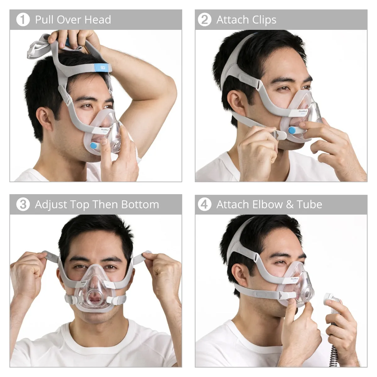 AirFit F20 Full Face CPAP/BiLevel Mask with Headgear