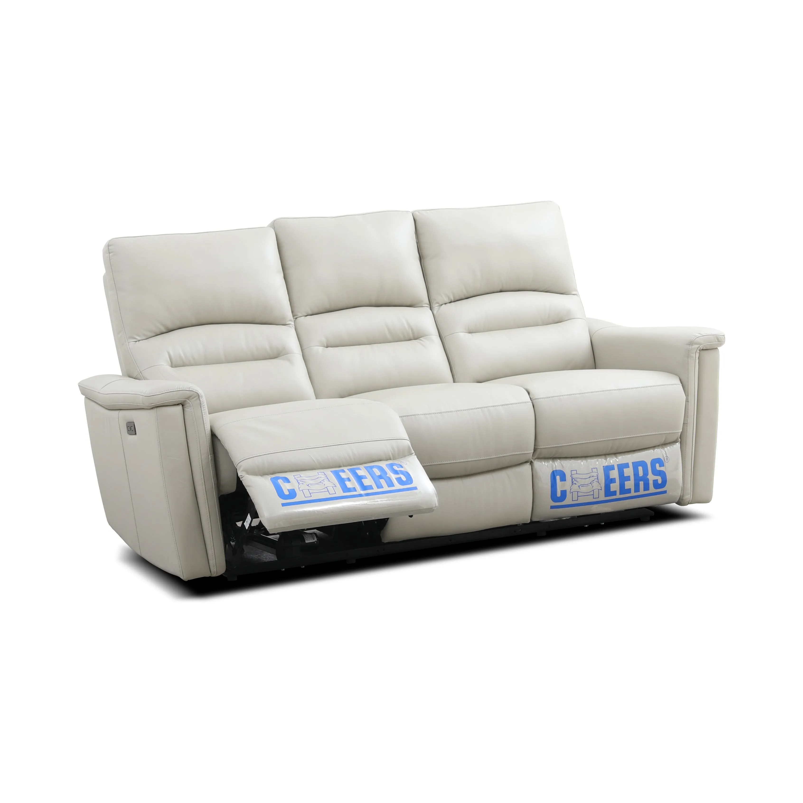 ALEXANDER Leather Power Motion 3 Seater Sofa – Cheers