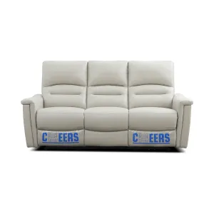 ALEXANDER Leather Power Motion 3 Seater Sofa – Cheers