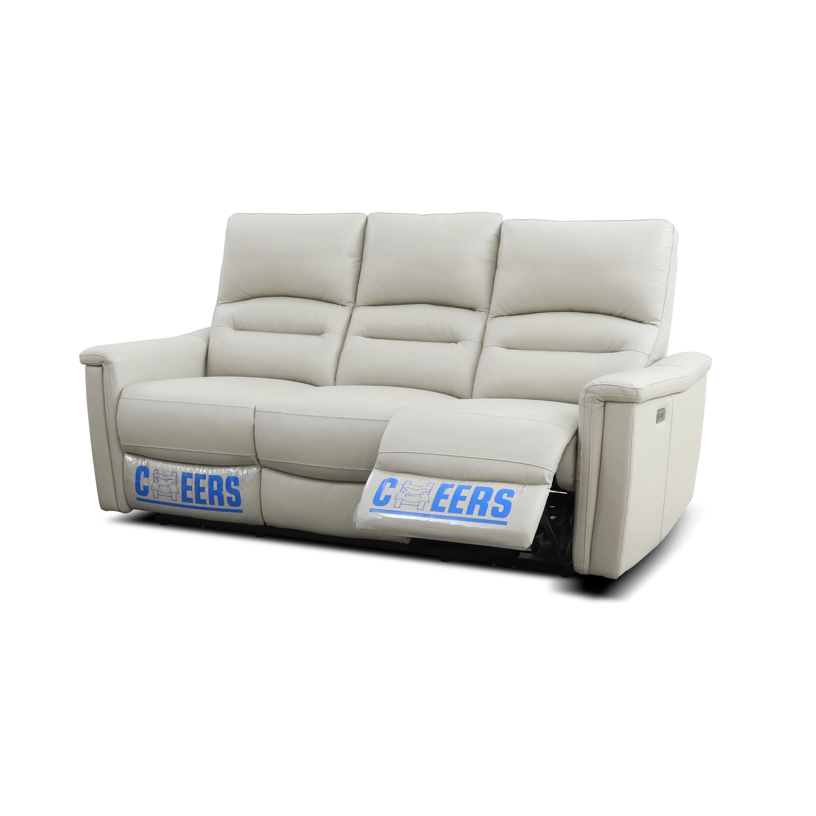 ALEXANDER Leather Power Motion 3 Seater Sofa – Cheers