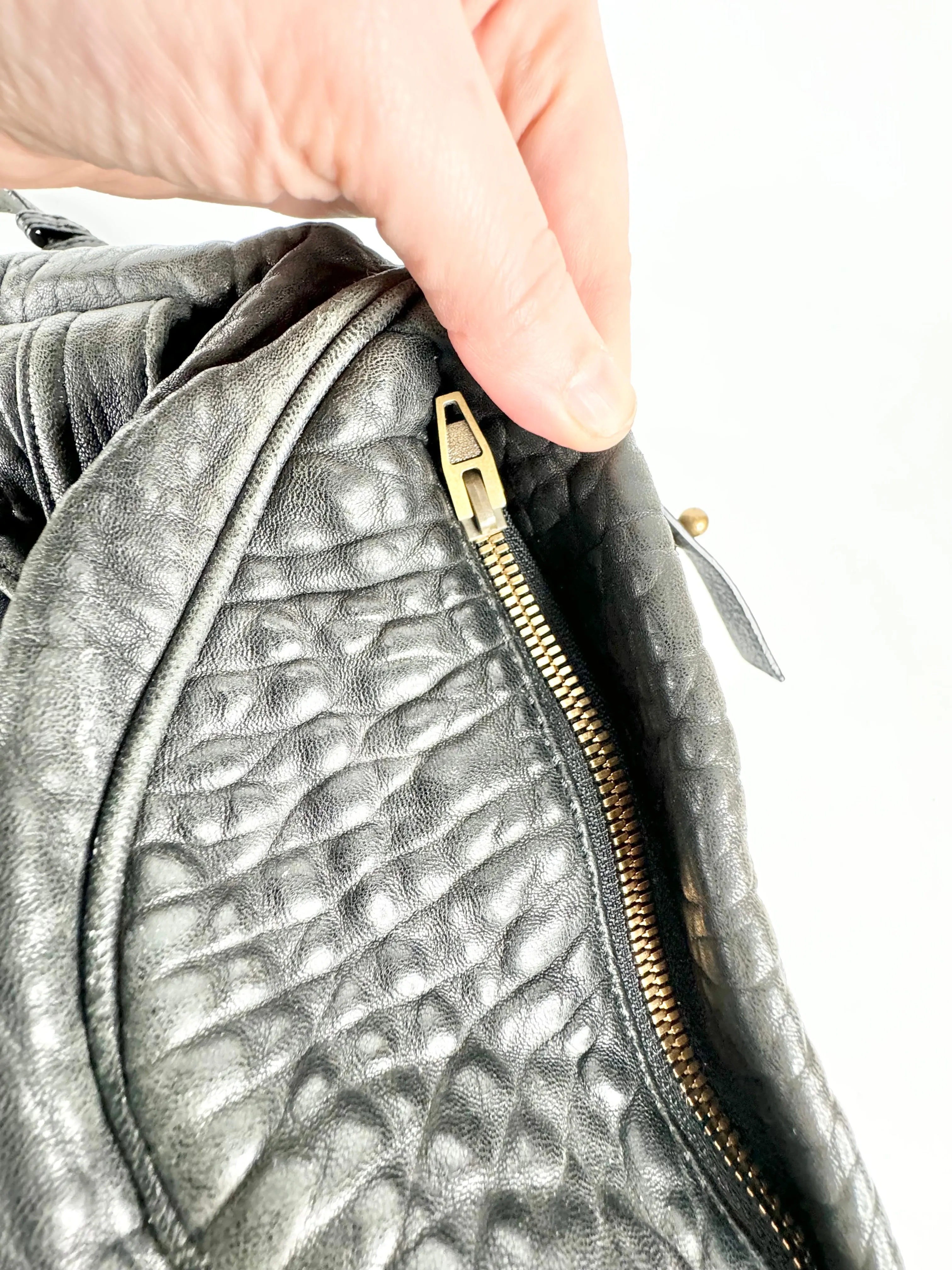 Alexander Wang Black Rocco Studded Bag