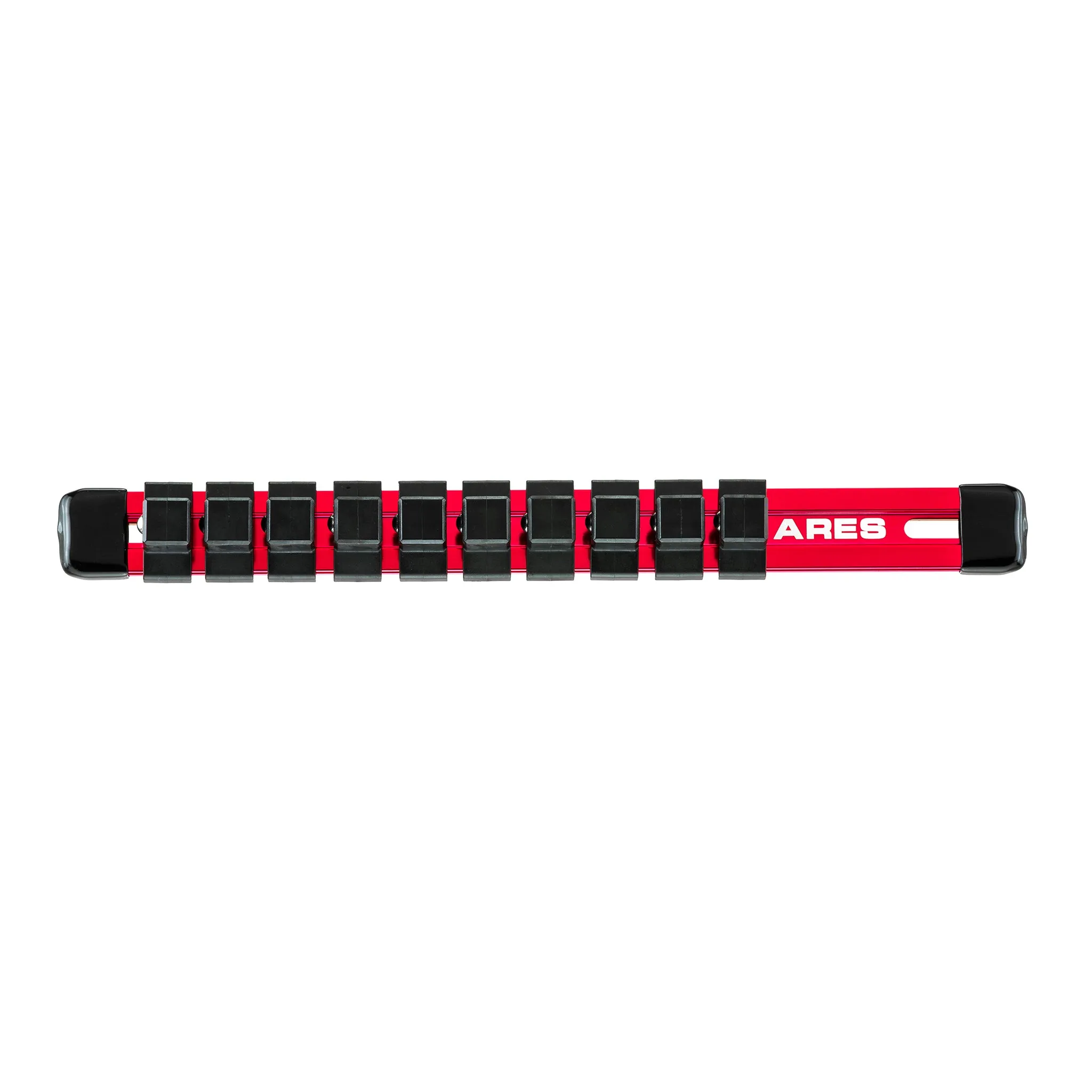 ARES 70342 - 1/2" Drive Red 9.84" Socket Rail
