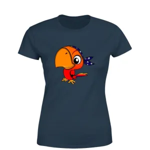 Beautiful Bird Women Round Neck printed T-Shirts
