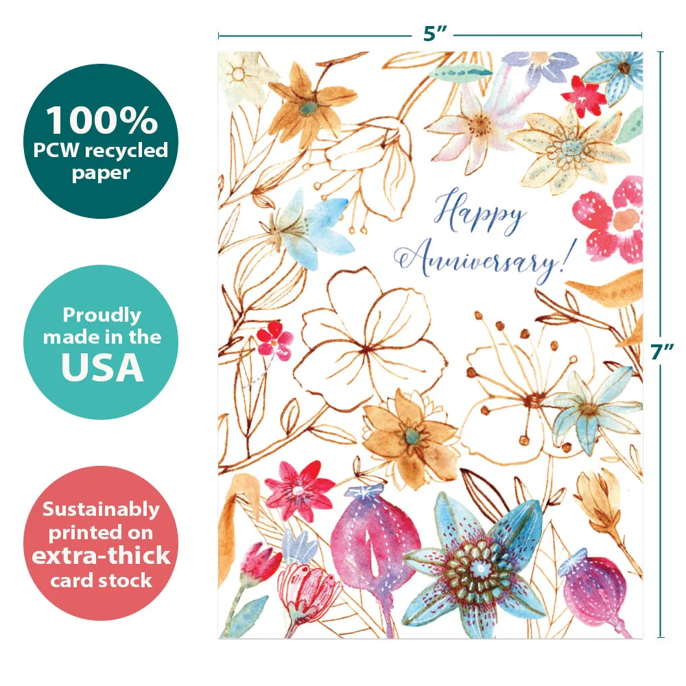Beautiful Bouquet Single Card