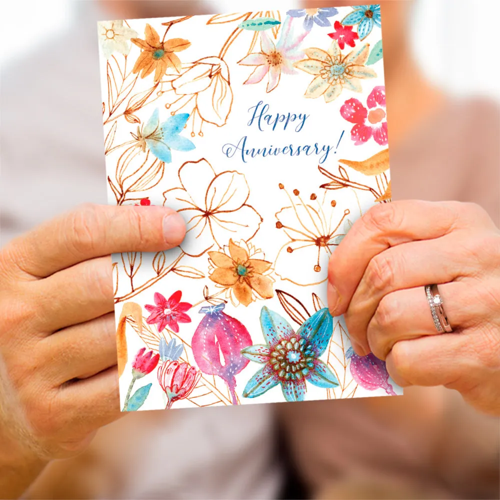 Beautiful Bouquet Single Card