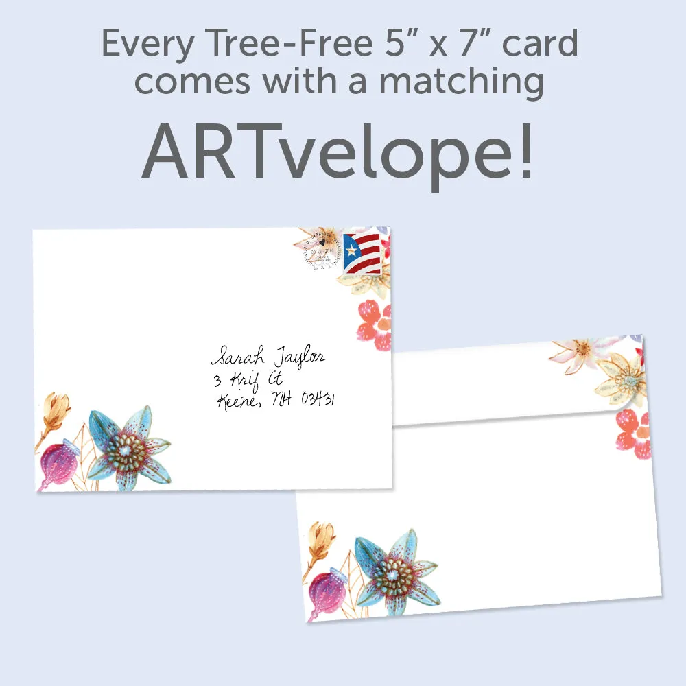 Beautiful Bouquet Single Card