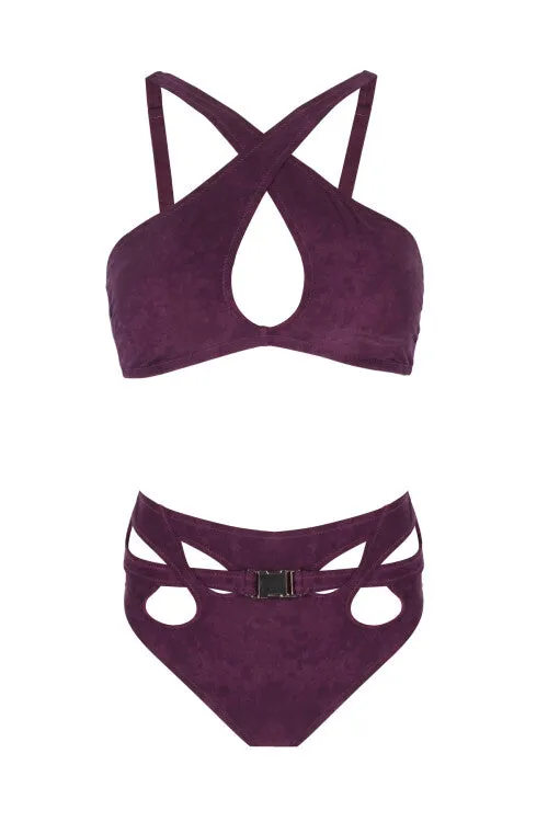 Belted Strappy Details Bikini