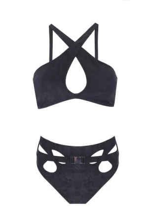 Belted Strappy Details Bikini