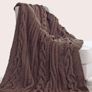 Bernat Horseshoe Cable Blanket