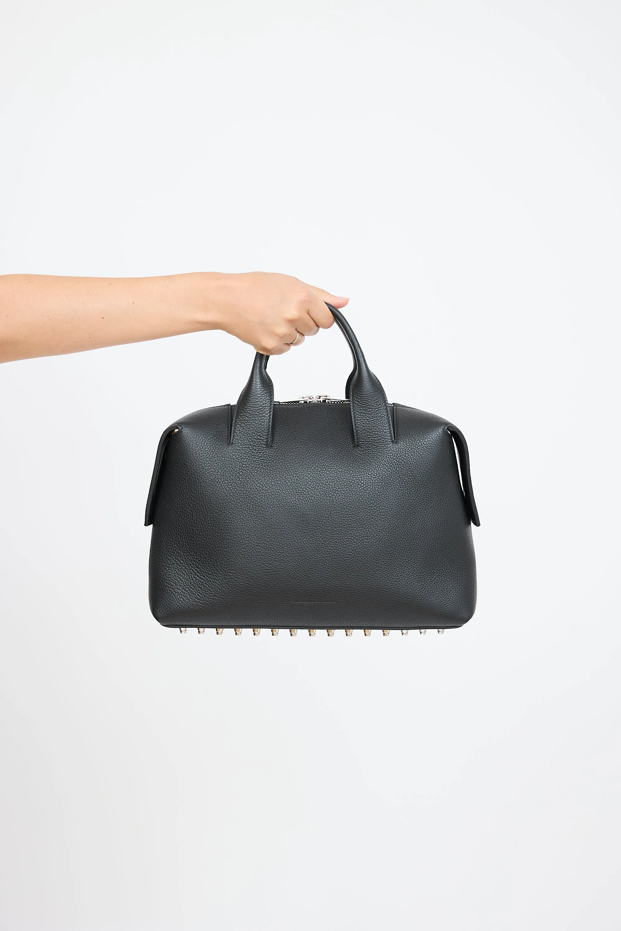 Black & Beige Leather Rogue Bag
