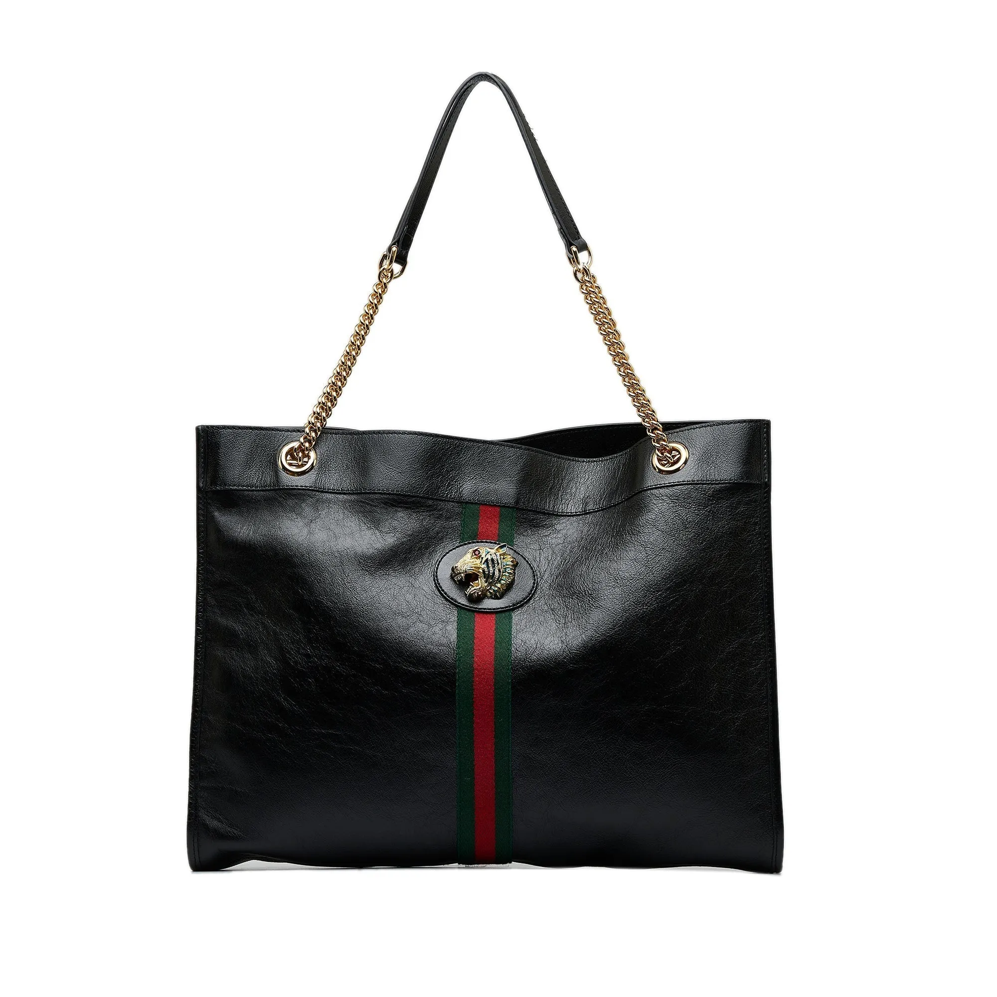 Black Gucci Large Rajah Tote Bag