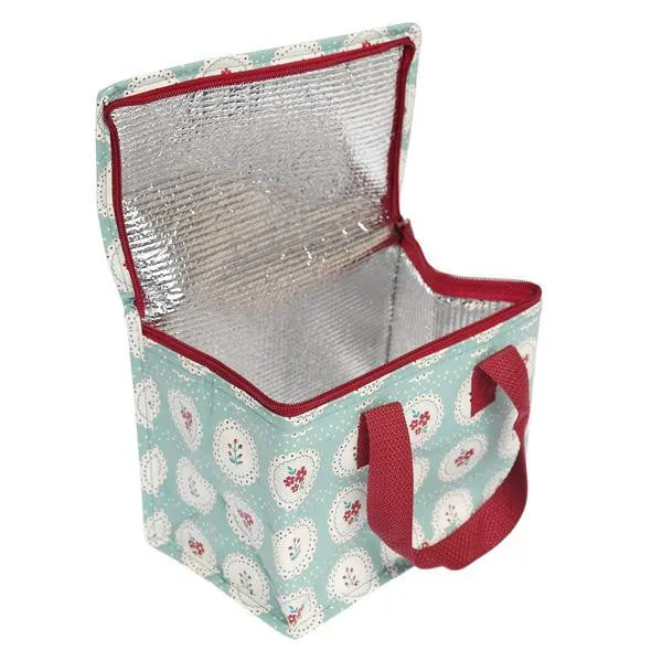 BLUE VINTAGE DOILY LUNCH BAG