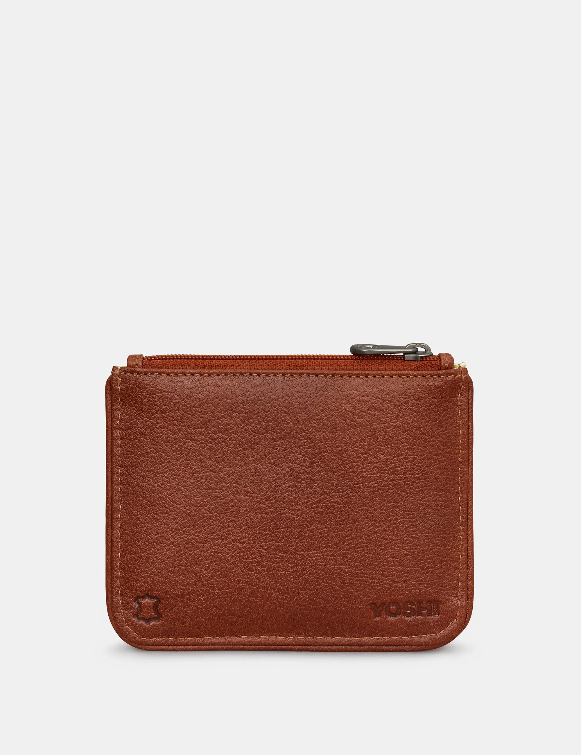 Bone Sweet Bone Zip Top Leather Purse