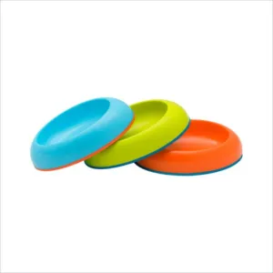 Boon 3 Pack Nonskid Bowls for Boys(Orange/Blue/Green)