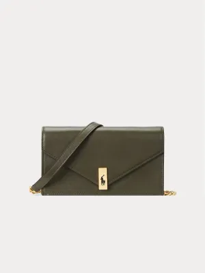 Borsa Portafoglio con Tracolla Verde