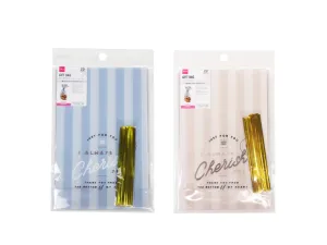 Bottom Gusset Clear Bags Logo 4.72in x 7.28in x 1.96in