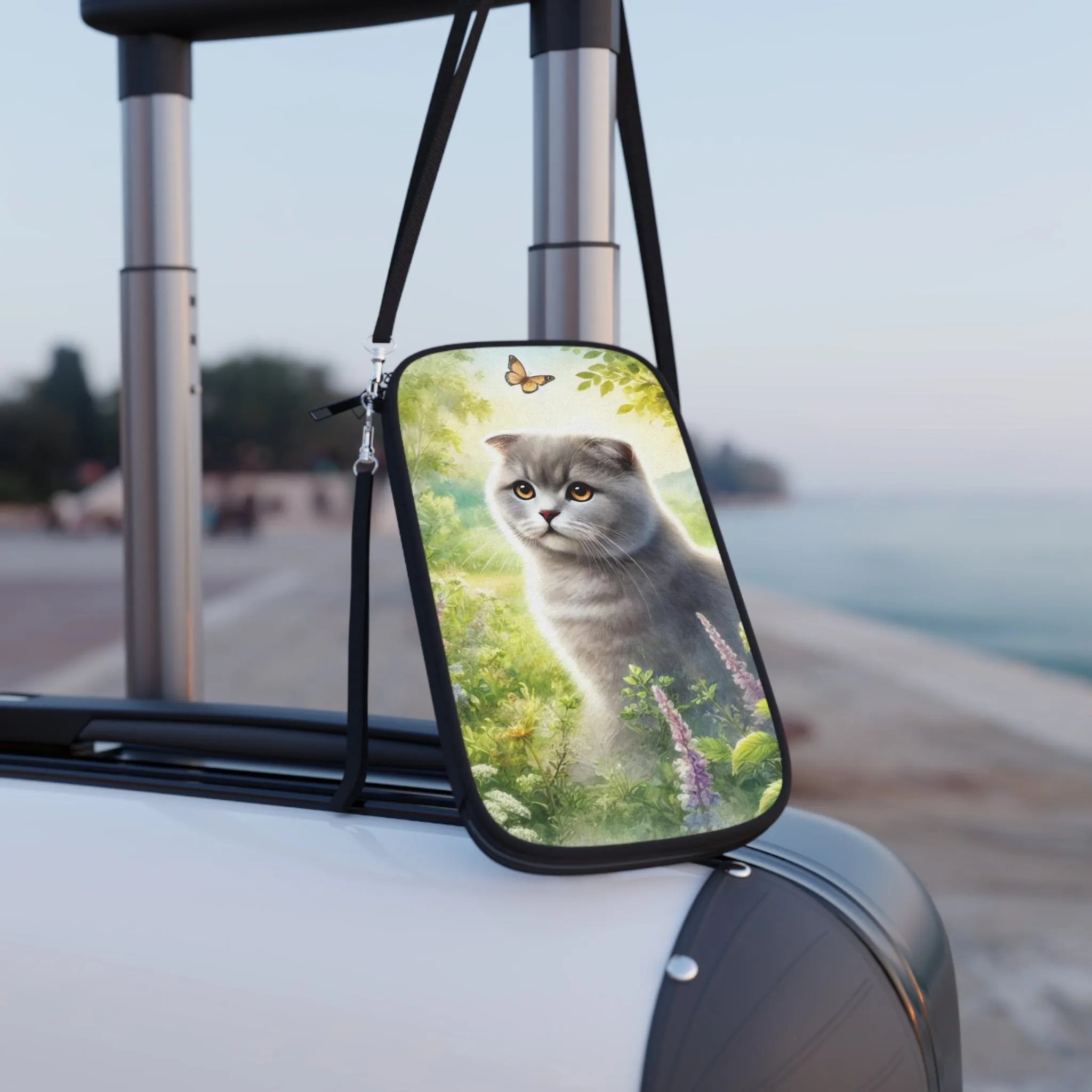 British Fold - Cat Lover - Passport Wallet - Travel Gift