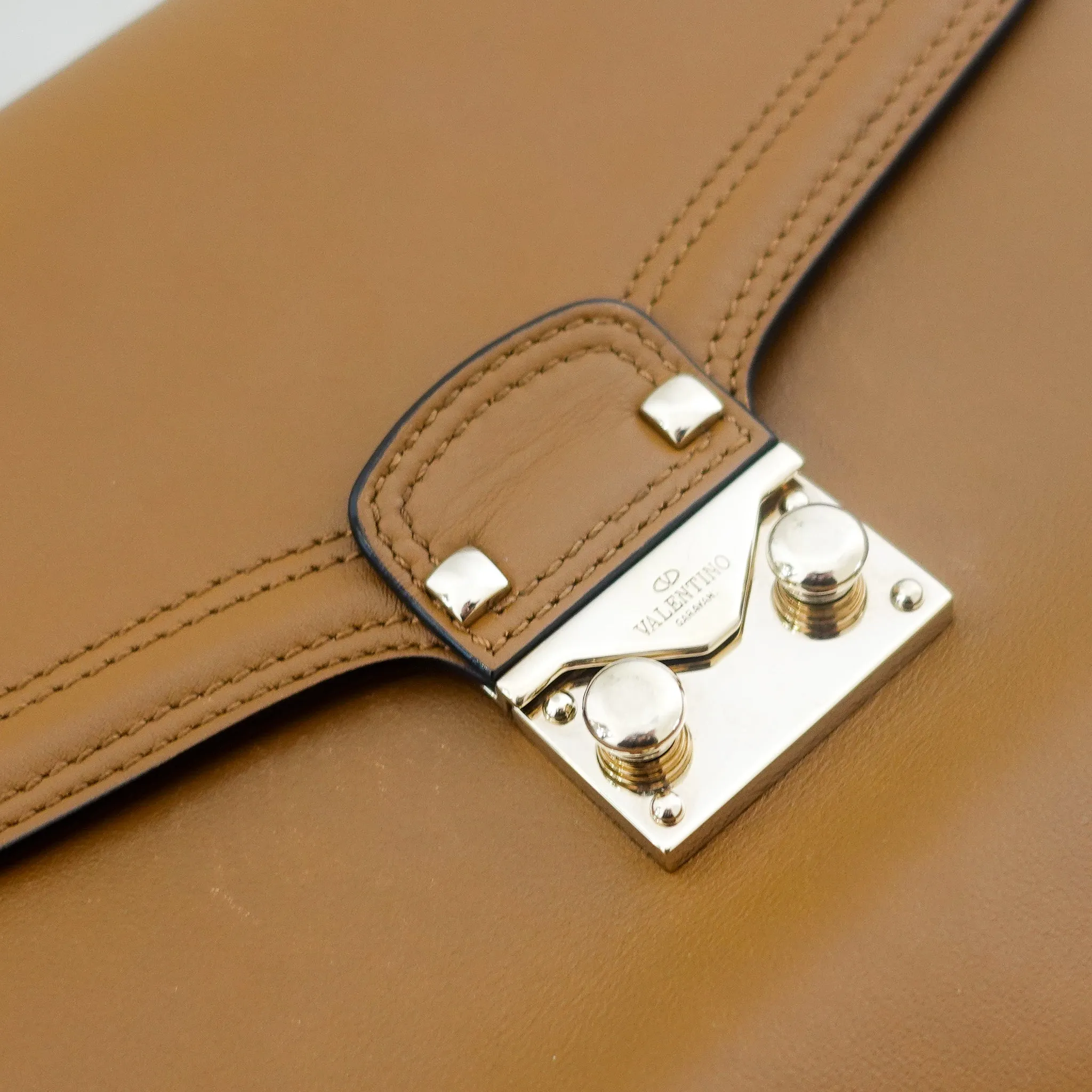 Brown rockstud crossbody RRP £2k- Final Sale