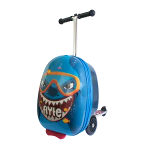 BUY 1 GET 1 FREE! Zinc Flyte Stormy the Shark Scooter Suitcase
