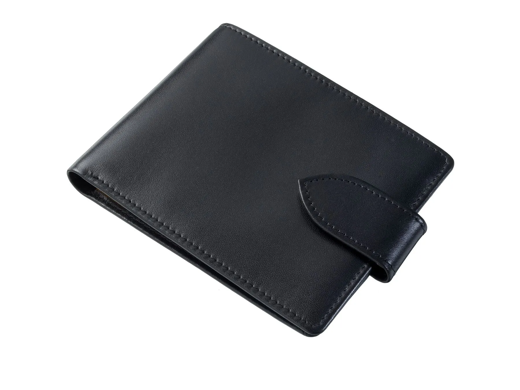 Byron & Brown - Gentleman's Classic 8 Card Contrast Colour Wallet - Italian Leather - Gift Boxed - 2 Colours