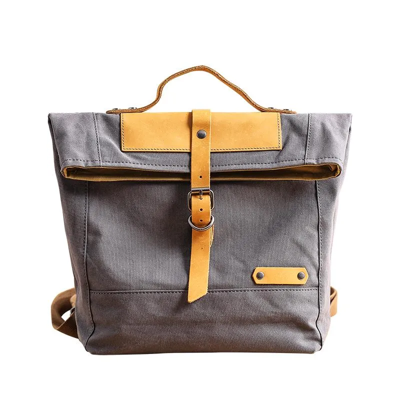 Canvas Mens Womens Small 13'' Side Bag Courier Bag Messenger Bag for Men