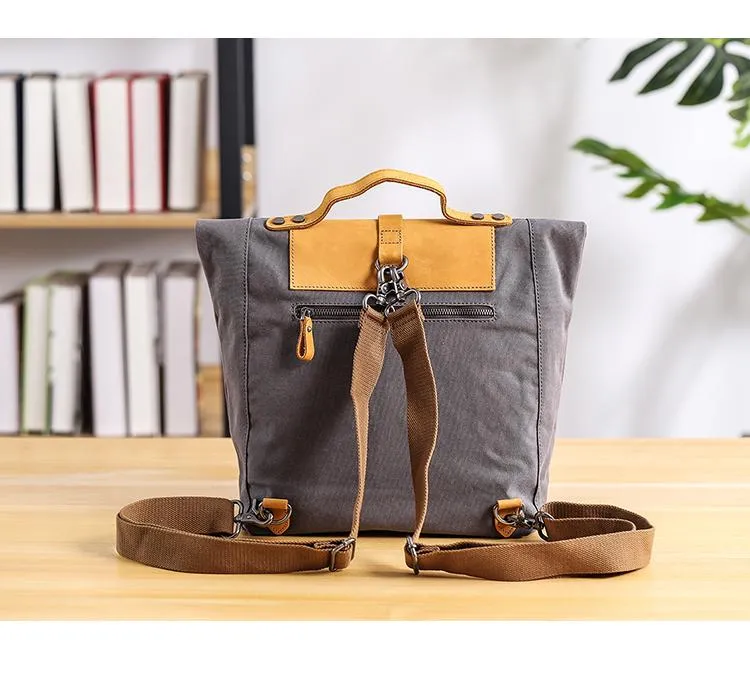 Canvas Mens Womens Small 13'' Side Bag Courier Bag Messenger Bag for Men